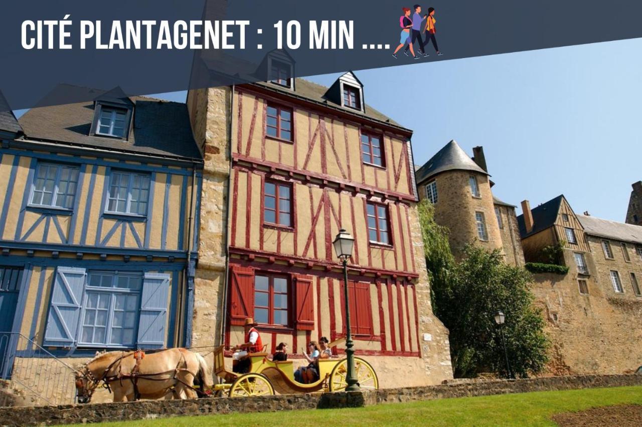 Sweet Nina Jazz Appartement Pour 5 Voyageurs, Situe A La Place De La Republique, Avec Parking Et Lit Queen Size Ле-Ман Екстер'єр фото